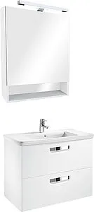 Шкаф-зеркало Roca Gap 70 белый глянец ZRU9302886 Шкаф-зеркало Roca Gap 70 белый глянец ZRU9302886, 3