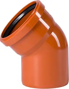 Отвод наружный D=110мм Угол 45° Ostendorf KGB 220220 Отвод наружный D=110мм Угол 45° Ostendorf KGB 220220, 1