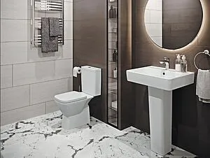 Раковина Santek Нео-40 белый 1WH302183 Раковина Santek Нео-40 белый 1WH302183, 5