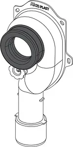 Сифон для писсуара AlcaPlast A45C Сифон для писсуара AlcaPlast A45C, 4