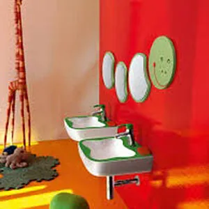 Зеркало Laufen Florakids 32.8 зелёный 4.6161.2.003.472.1 Зеркало Laufen Florakids 32.8 зелёный 4.6161.2.003.472.1, 3