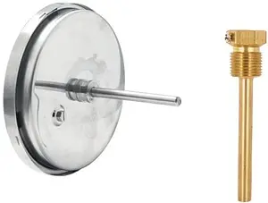 Термометр биметаллический Росма БТ-41.211 80мм 160°С гильза 64мм ½" 00000002472 Термометр биметаллический Росма БТ-41.211 80мм 160°С гильза 64мм ½" 00000002472, 3