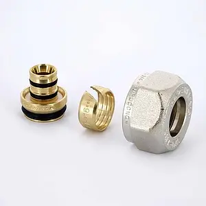 Концовка для металлопластиковых труб ¾"ек x 16x2.0мм Uni-fitt 680N1634 Концовка для металлопластиковых труб ¾"ек x 16x2.0мм Uni-fitt 680N1634, 3