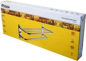 Полка для полотенец Fixsen Hotel хром FX-31015A Полка для полотенец Fixsen Hotel хром FX-31015A, 4