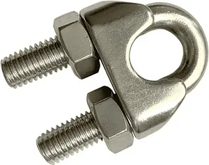 Зажим для троса из нержавеющей стали ¾мм UniPump 68977 Зажим для троса из нержавеющей стали ¾мм UniPump 68977, 5