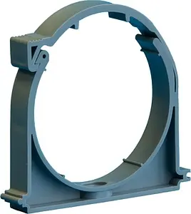 Клипса с защелкой D=40мм серый Политэк 700040 Клипса с защелкой D=40мм серый Политэк 700040, 2