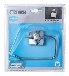 Держатель туалетной бумаги Fixsen Kvadro хром FX-61310A Держатель туалетной бумаги Fixsen Kvadro хром FX-61310A, 2