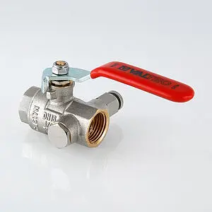 Кран шаровый с дренажем и воздухоотводчиком ½"в x ½"в Valtec Base VT.245.N.04 Кран шаровый с дренажем и воздухоотводчиком ½"в x ½"в Valtec Base VT.245.N.04, 5