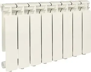 Радиатор алюминиевый 8 секций Stout Bravo 350 SRA-0110-035008 Радиатор алюминиевый 8 секций Stout Bravo 350 SRA-0110-035008, 1