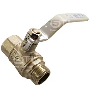 Кран шаровый ½"в x ½"н STI 01.02.10015 Кран шаровый ½"в x ½"н STI 01.02.10015, 2