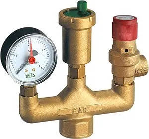 Группа безопасности котла 1" 3 бар Far FA 2115 1 Группа безопасности котла 1" 3 бар Far FA 2115 1, 3