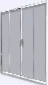 Дверь в нишу 1600мм прозрачное, матовое стекло Ravak Blix BLDP4-160 0YVS0C00ZG Дверь в нишу 1600мм прозрачное, матовое стекло Ravak Blix BLDP4-160 0YVS0C00ZG, 4