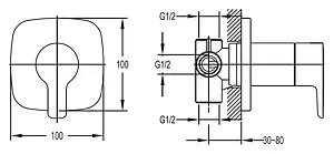 Вентиль переключающий на 3 потребителя Cezares Tesoro хром TESORO-F-DEV3-01 Вентиль переключающий на 3 потребителя Cezares Tesoro хром TESORO-F-DEV3-01, 2