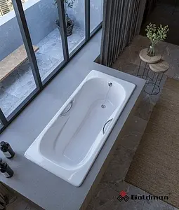 Ванна чугунная Goldman Donni 150x75 DN15075 Ванна чугунная Goldman Donni 150x75 DN15075, 3