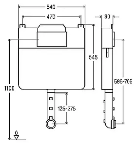 Смывной бачок скрытого монтажа Viega Mono Slim 8308.1 648787 Смывной бачок скрытого монтажа Viega Mono Slim 8308.1 648787, 2