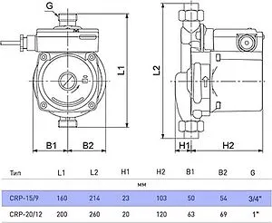 Насос для повышения давления STI CRP 15/9 Насос для повышения давления STI CRP 15/9, 2