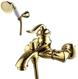 Смеситель для ванны Lemark Brava золото/белый LM4712G Смеситель для ванны Lemark Brava золото/белый LM4712G, 1