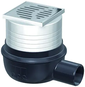 Трап горизонтальный Set ACO Easyflow 100x100мм 2505.05.77 Трап горизонтальный Set ACO Easyflow 100x100мм 2505.05.77, 1