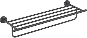 Полка для полотенец Aquatek Оберон чёрный матовый AQ4215MB Полка для полотенец Aquatek Оберон чёрный матовый AQ4215MB, 1