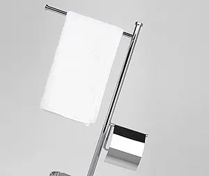 Стойка для аксессуаров Wasserkraft хром K-1248 Стойка для аксессуаров Wasserkraft хром K-1248, 4