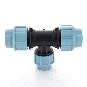 Тройник компрессионный соединительный 32мм x 32мм x 32мм Unidelta 1005032000 Тройник компрессионный соединительный 32мм x 32мм x 32мм Unidelta 1005032000, 3