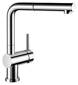 Смеситель для кухни с выдвижным изливом Blanco Linus-S хром 514023 Смеситель для кухни с выдвижным изливом Blanco Linus-S хром 514023, 1