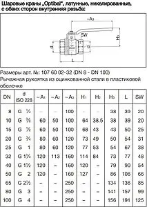 Кран шаровый 1¼"в x 1¼"в Oventrop Optibal 1076010 Кран шаровый 1¼"в x 1¼"в Oventrop Optibal 1076010, 2
