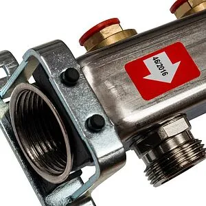 Группа коллекторная без расходомеров 5 отводов 1"в/в x ¾"ек Stout SMS 0922 000005 Группа коллекторная без расходомеров 5 отводов 1"в/в x ¾"ек Stout SMS 0922 000005, 4