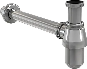 Сифон бутылочный для раковины AlcaPlast хром A431 Сифон бутылочный для раковины AlcaPlast хром A431, 1