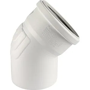 Отвод внутренний бесшумный D=110мм Угол 45° Rehau Raupiano Plus 11231361001 Отвод внутренний бесшумный D=110мм Угол 45° Rehau Raupiano Plus 11231361001, 5