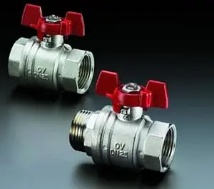 Кран шаровый ½"в x ½"в Oventrop Optibal 1076104 Кран шаровый ½"в x ½"в Oventrop Optibal 1076104, 4