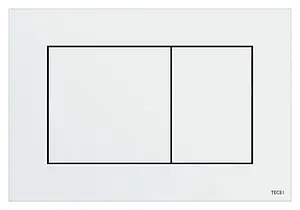 Клавиша смыва для унитаза TECEnow 9240400 белый глянцевый Клавиша смыва для унитаза TECEnow 9240400 белый глянцевый, 1
