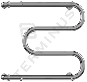 Полотенцесушитель водяной Terminus М-образный с/п AISI 32х2 500х500 полированная сталь 4620768880339 Полотенцесушитель водяной Terminus М-образный с/п AISI 32х2 500х500 полированная сталь 4620768880339, 1