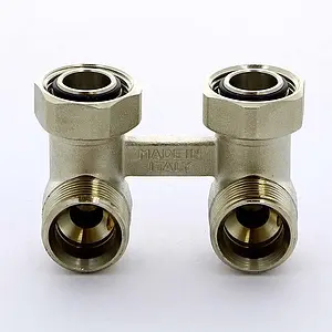 Узел нижнего подключения радиатора угловой ¾"ек x ¾"ек Tiemme 3390002 Узел нижнего подключения радиатора угловой ¾"ек x ¾"ек Tiemme 3390002, 3