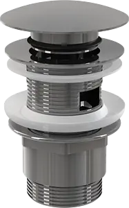 Выпуск автоматический для раковины с переливом AlcaPlast хром A390 Выпуск автоматический для раковины с переливом AlcaPlast хром A390, 1