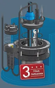 Оголовок скважинный Джилекс ОСПБ 140-160/32 6019 Оголовок скважинный Джилекс ОСПБ 140-160/32 6019, 3