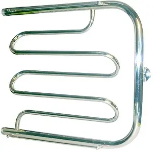 Полотенцесушитель водяной Тругор Фокстрот-Лиана 500x500 с полкой полированная сталь ПМ2/50/50П Полотенцесушитель водяной Тругор Фокстрот-Лиана 500x500 с полкой полированная сталь ПМ2/50/50П, 1