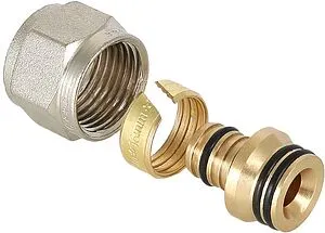 Концовка для металлопластиковых труб ½"к x 16x2.0мм Valtec VTc.710.N.1604 Концовка для металлопластиковых труб ½"к x 16x2.0мм Valtec VTc.710.N.1604, 1