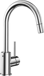 Смеситель для кухни с выдвижным изливом Blanco Mida-S хром 521454 Смеситель для кухни с выдвижным изливом Blanco Mida-S хром 521454, 1