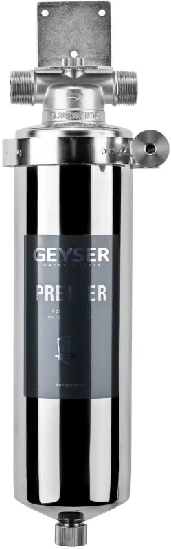 Корпус фильтра ¾"н x ¾"н Slim Line 10" Гейзер Премьер 50753 Корпус фильтра ¾"н x ¾"н Slim Line 10" Гейзер Премьер 50753, 1
