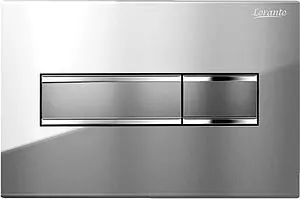 Клавиша смыва для унитаза Loranto Line 7322 хром глянцевый Клавиша смыва для унитаза Loranto Line 7322 хром глянцевый, 1