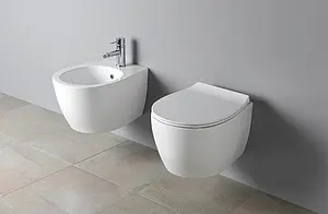 Биде подвесное ISVEA Sentimenti Neo белый 10AR41010 Биде подвесное ISVEA Sentimenti Neo белый 10AR41010, 3