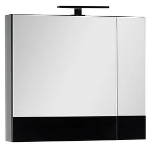 Шкаф-зеркало Aquanet Верона 75 L чёрный 00175385 Шкаф-зеркало Aquanet Верона 75 L чёрный 00175385, 4