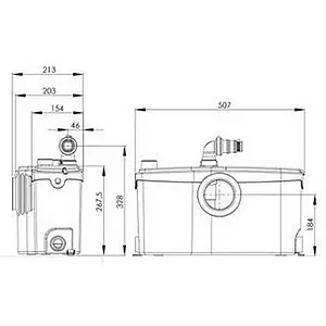 Канализационная насосная установка SFA Sanibest Pro Канализационная насосная установка SFA Sanibest Pro, 2