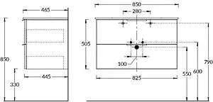 Тумба-умывальник подвесная Kerama Marazzi Piano Forte 85 белый PI.F.85\WHT+PI.wb.85 Тумба-умывальник подвесная Kerama Marazzi Piano Forte 85 белый PI.F.85\WHT+PI.wb.85, 2