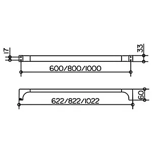 Полотенцедержатель Keuco Edition 11 хром 11101010800 Полотенцедержатель Keuco Edition 11 хром 11101010800, 2