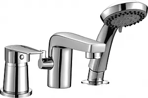 Смеситель на борт ванны на 3 отверстия Rossinka хром S35-39 Смеситель на борт ванны на 3 отверстия Rossinka хром S35-39, 1