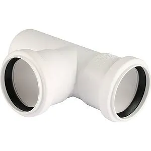 Тройник внутренний бесшумный D=50x50мм Угол 87° Rehau Raupiano Plus 11212541001 Тройник внутренний бесшумный D=50x50мм Угол 87° Rehau Raupiano Plus 11212541001, 4