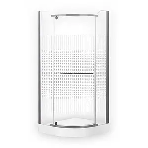 Душевое ограждение 800x800мм прозрачное/матовое стекло Roltechnik Austin AUSTIN/800 N0128 Душевое ограждение 800x800мм прозрачное/матовое стекло Roltechnik Austin AUSTIN/800 N0128, 4