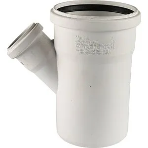 Тройник внутренний бесшумный D=110x50мм Угол 45° Rehau Raupiano Plus 11213041001 Тройник внутренний бесшумный D=110x50мм Угол 45° Rehau Raupiano Plus 11213041001, 5